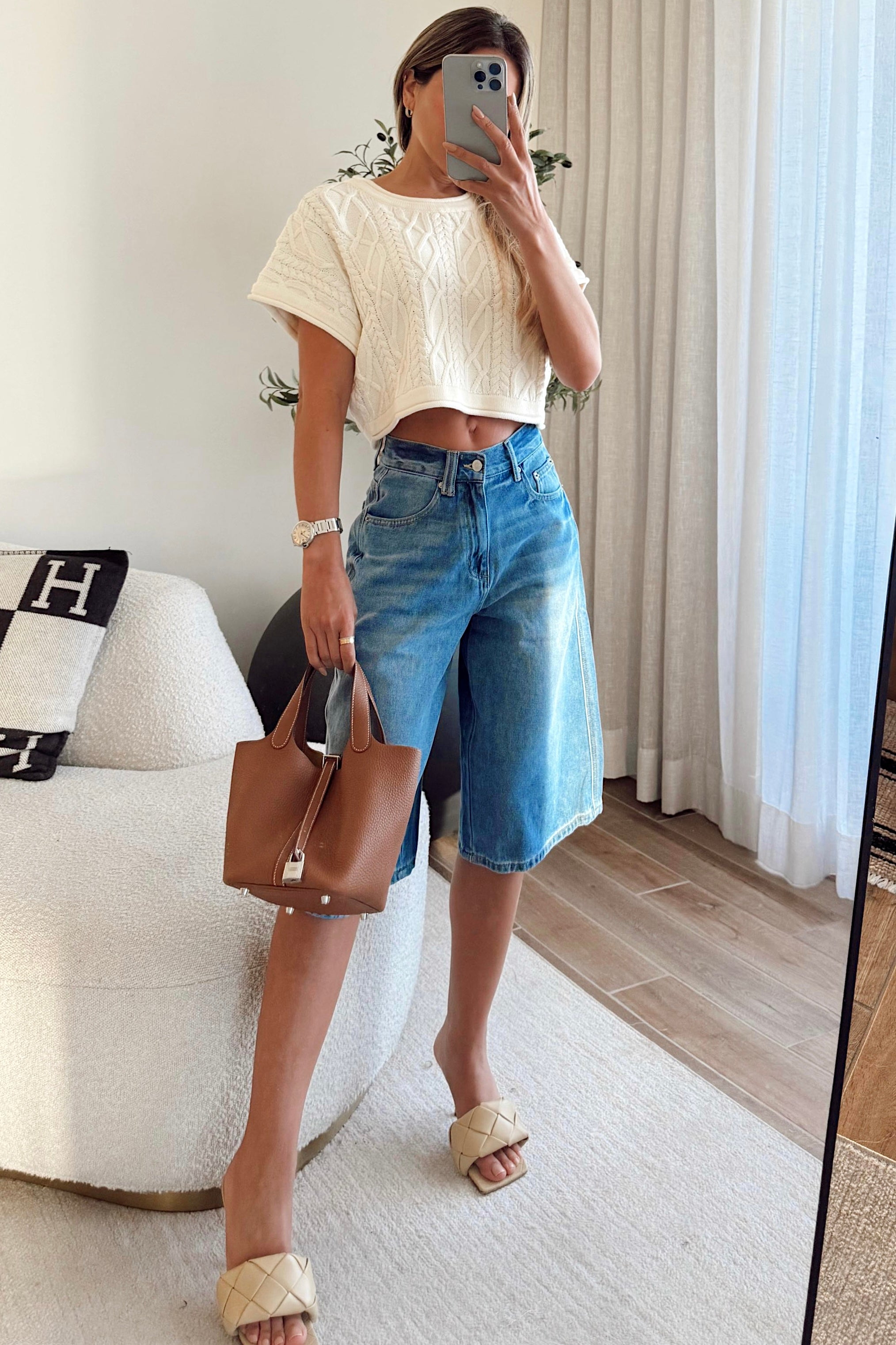 CRISTY CROP SWEATER - Garota store